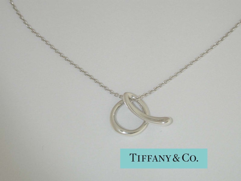 And Co Sterling Silver Elsa Peretti Letter A Pendant - Elsa Peretti Letter Pendant Gold