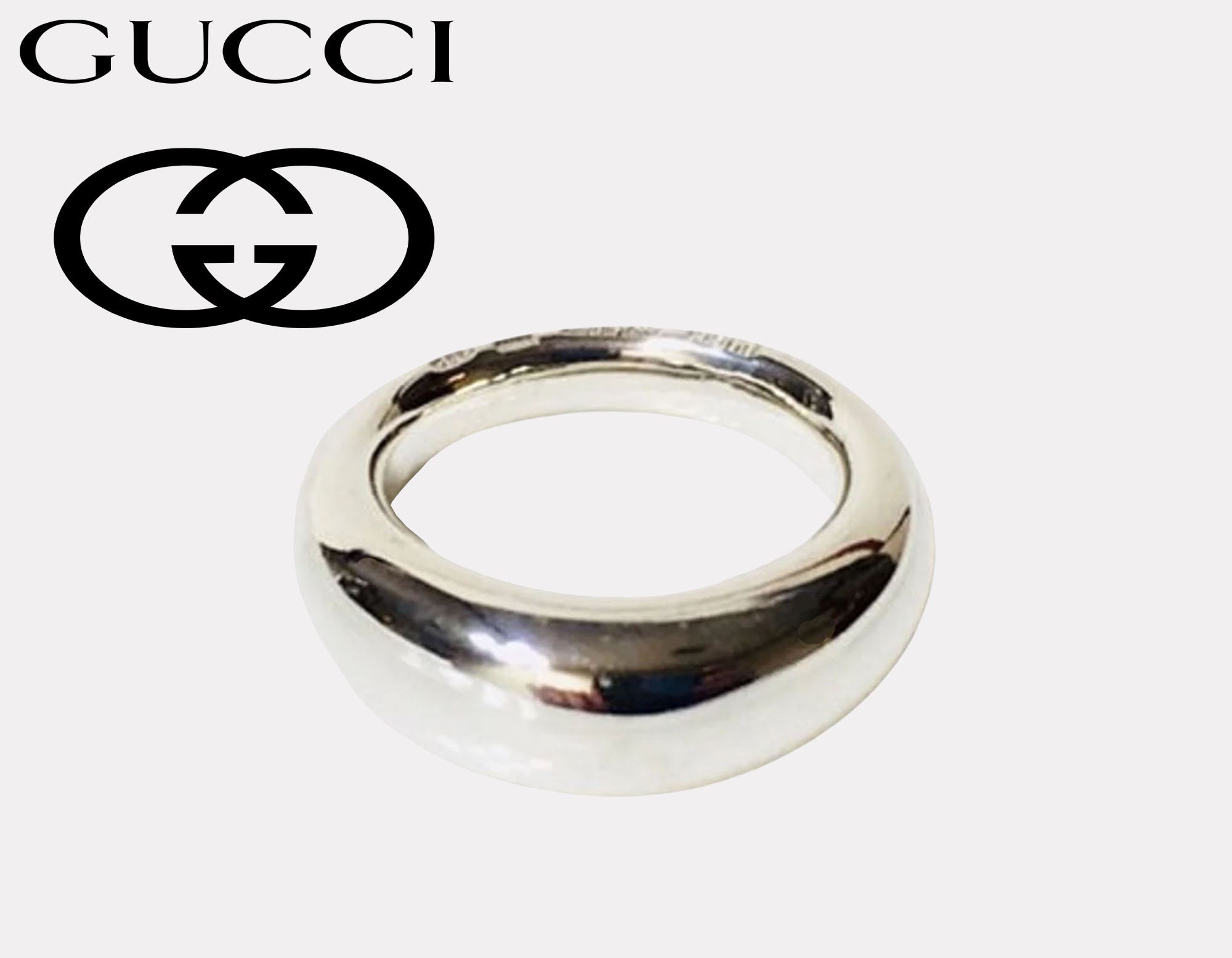 Gucci Resin Geometric Signet Ring - Gold-Tone Metal Cocktail Ring, Rings -  GUC1348477