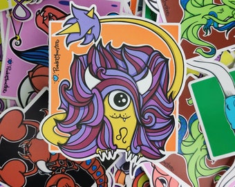 LEO Zodiac STICKERS 4" Die-Cut Vinyl Stickers by PonderMonster