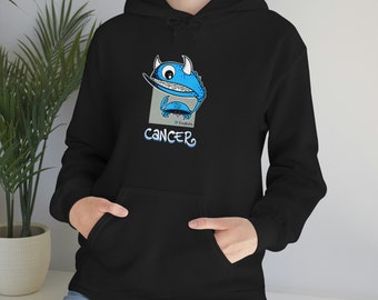 Cancer Zodiac Hoodie - by PonderMonster