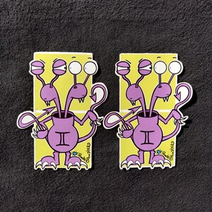 GEMINI Zodiac STICKERS 4" Die-Cut Vinyl Stickers by PonderMonster image 4