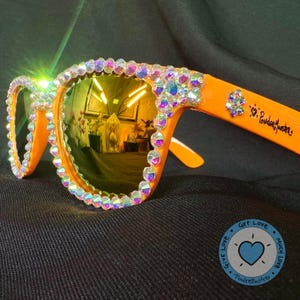 Custom Pondermonster Sparkle Shades [ Orange Frames / Orange  display picture 2