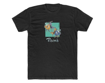 Pisces Zodiac T-Shirt - by PonderMonster