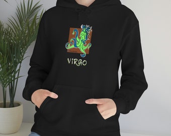 Virgo Zodiac Hoodie - by PonderMonster