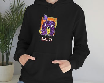 Leo Zodiac Hoodie - by PonderMonster