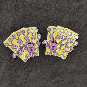 GEMINI Zodiac STICKERS 4" Die-Cut Vinyl Stickers by PonderMonster image 5