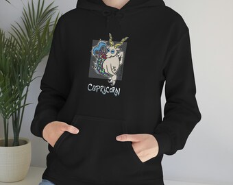 Capricorn Zodiac Hoodie - by PonderMonster