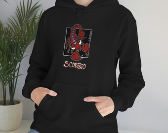 Scorpio Zodiac Hoodie - by PonderMonster