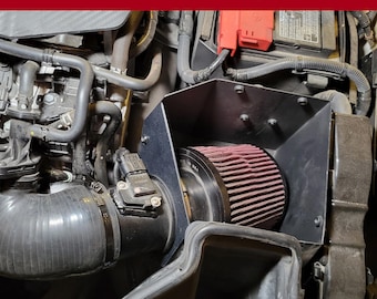 FK8 Mishimoto intake box open filter modification (3D Printable file, not physical item) Bambu Lab P1/X1 compatible