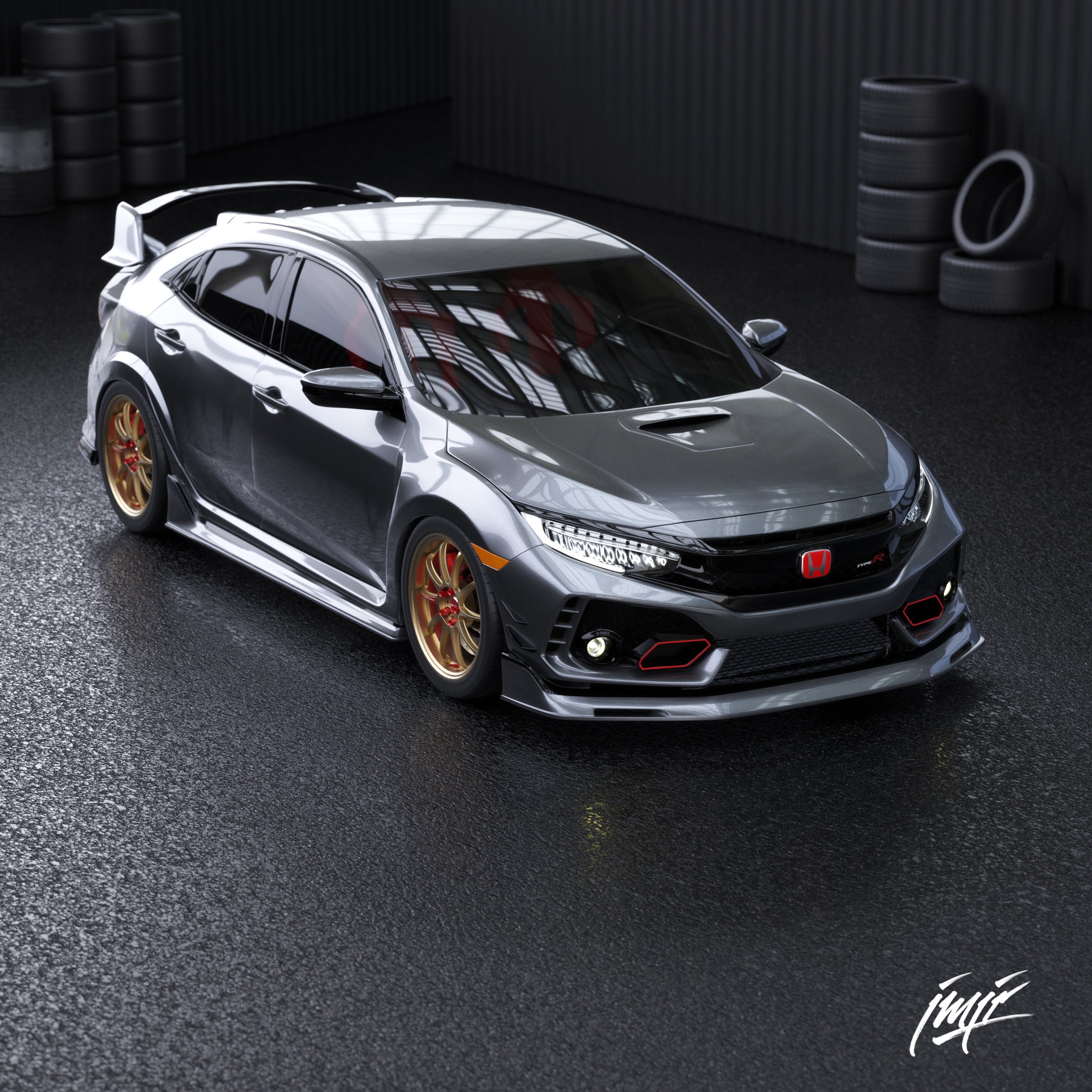 PRE-PRINTED FK8 Honda Civic Type R 