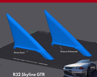 R32 Skyline GTR Interior Door Corner Cover Trim - 3D print files only