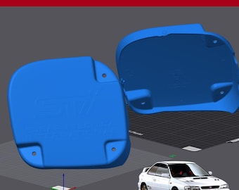 GC8 STI version 1-4 Fog Light Cover - 92-98 Impreza (3D print file, print yourself)