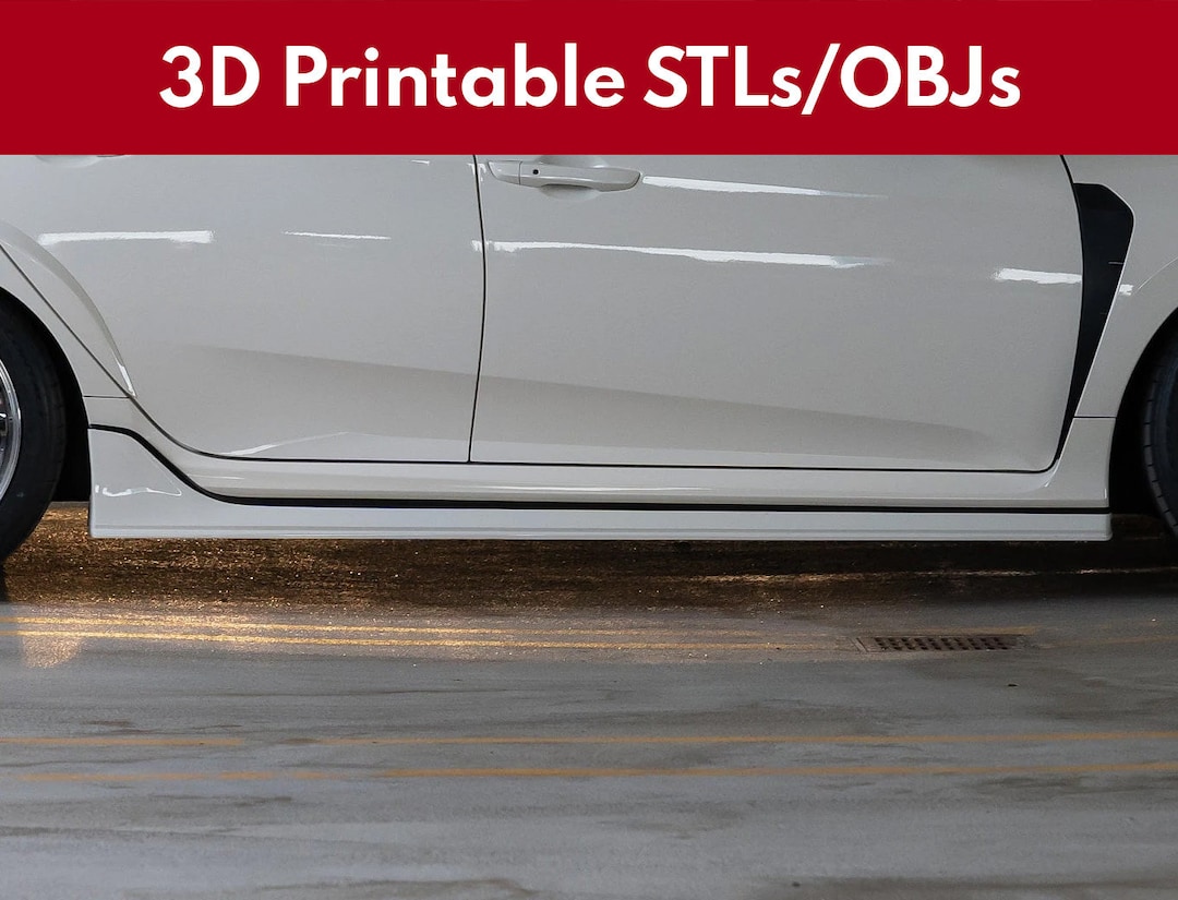 FK8 Sideskirt V1 (3D Printable Files) -JMJR FK8 Civic Type R