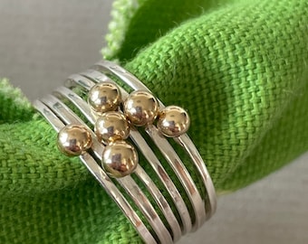 Gold Ball Ring
