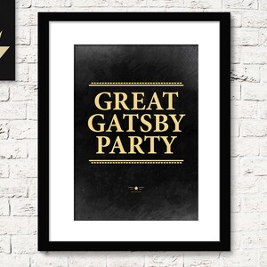 Great Gatsby Champagne Quote F Scott Fitzgerald The Great Etsy