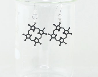 Chlorophyll Molecule Earrings