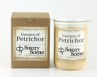 Beaker Candle - Petrichor - The Smell After it Rains - Science Gift - Nature Gift