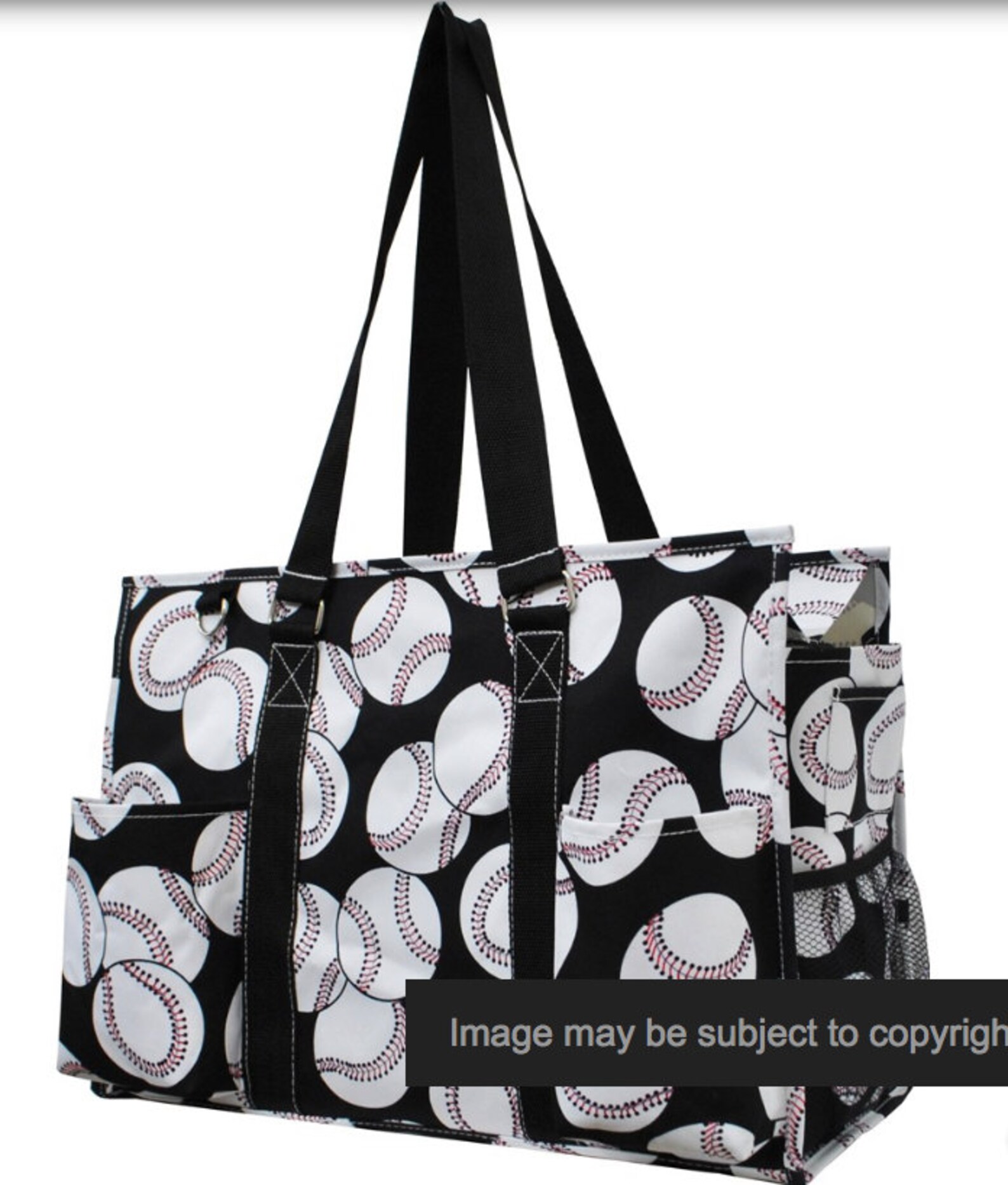 Large Organizer Tote Bag Etsy
