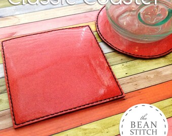 Embroidery Machine Download Design File - ClassicCoasters - TWO designs Included!
