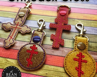 Embroidery Machine Download Design File - Orthodox Cross - THREE Designs INCLUDED!!!