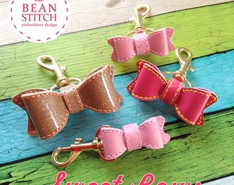 Embroidery Machine Download Design File - Sweet Bows!   -  THREE Sizes INCLUDED!!!