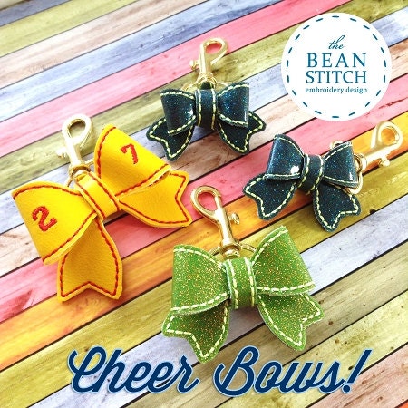 Coach Mini Cheer Bow Keychains Several Options See Photos 