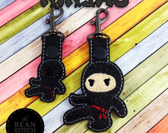 Ninjas - Two Sizes and BONUS Multis!  Embroidery Machine Download Design File