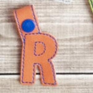 R Embroidery Machine Download Design File - &quot;R&quot; ONLY of Simply AtoZ SnapBean Includes ONE File