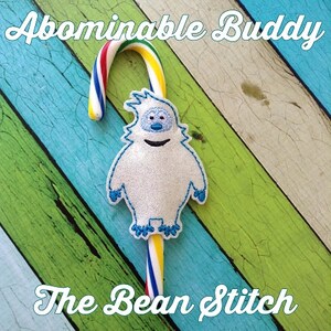 Embroidery Machine Download Design File - Abominable Buddy - Includes BONUS!!!!