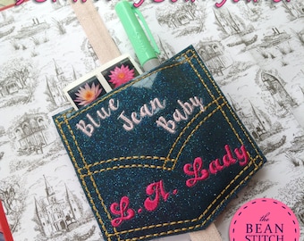 Denim BeanBand Book Band - TWO Sizes INCLUDED!