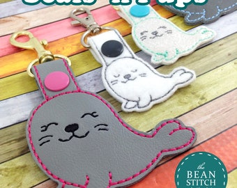 Embroidery Machine Download Design File - Seals n Pups - 2 Designs and 2 Sizes INCLUDED!!! BONUS Multis!