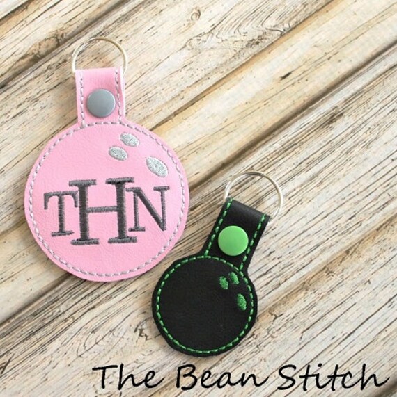 Embroidery Machine Download Design File Bowling Ball Sizes Bag Tag Key  Fob