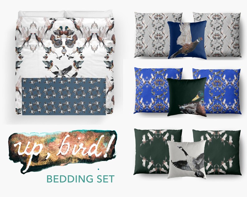 Hunting Bedding Set 5 Piece Choose Goose Pheasant Duck - Hunting Duvet Cover