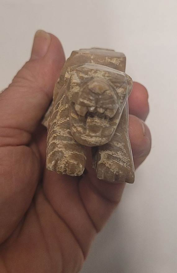 化石ジャガーの彫刻 - Etsy 日本