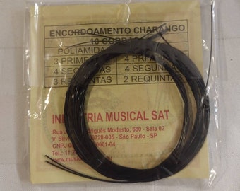 Charango Strings (Black Nylon) Set for 1 Charango