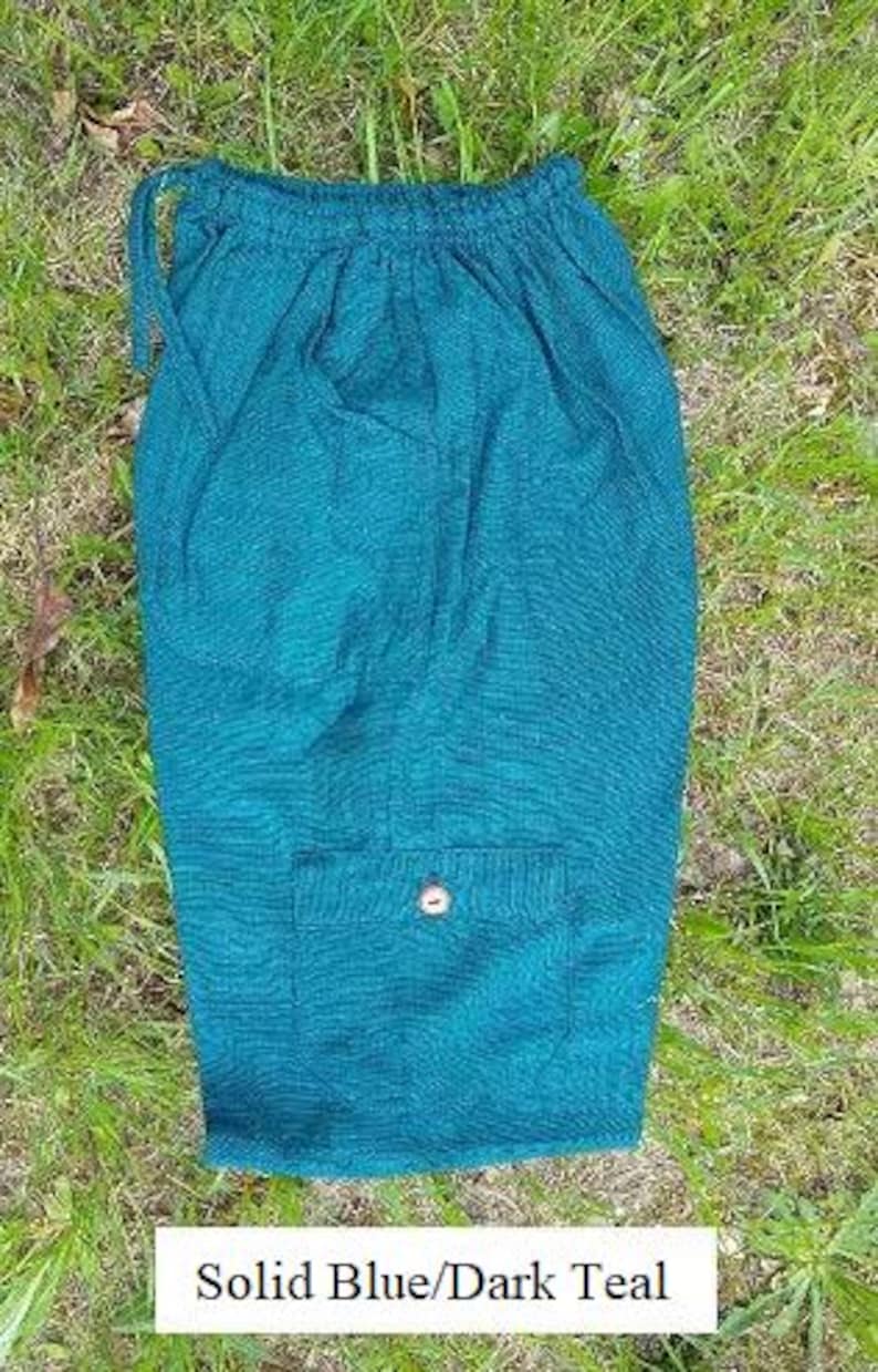 Solid Colour Funky Pants (South American style)! Solid Blue/Dark Teal
