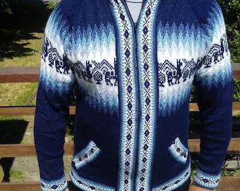 Colourful Alpaca Sweater Hoodie