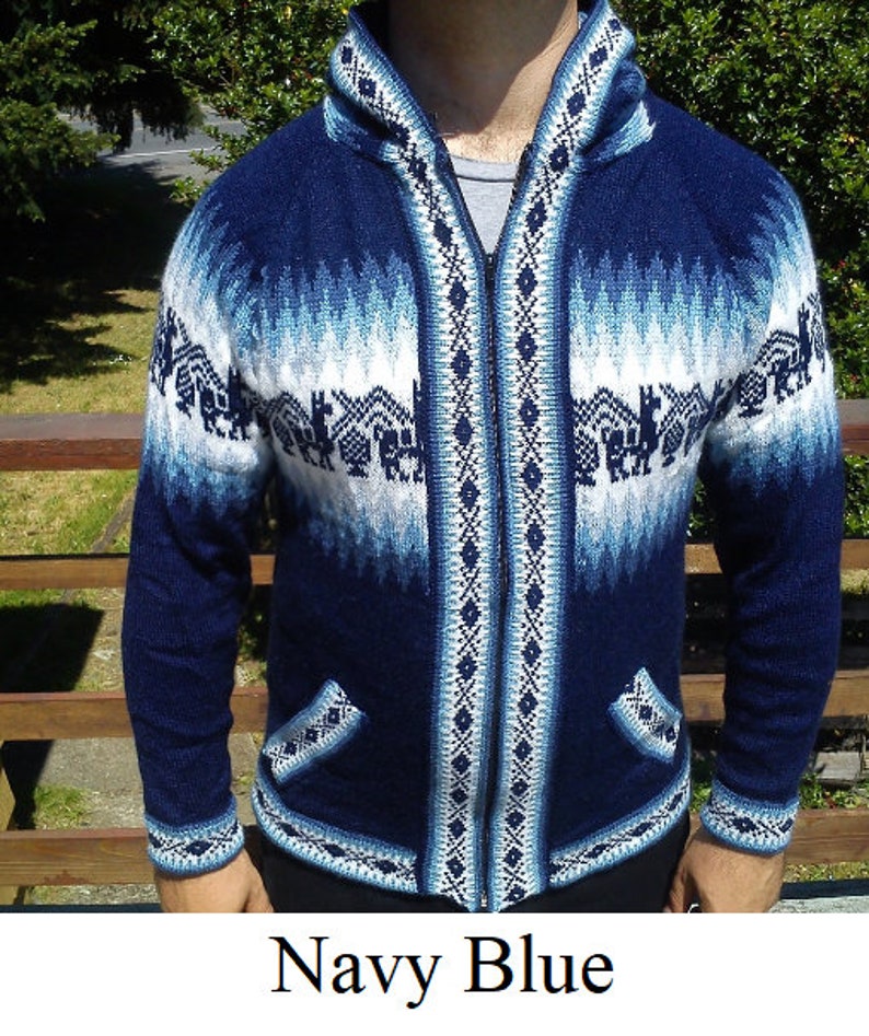 Sweter de alpaca Navy Blue