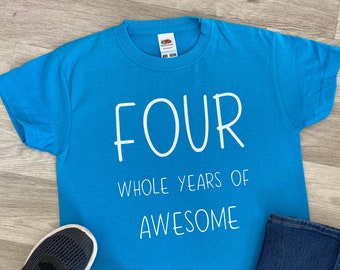 Four whole years of Awesome T-shirt