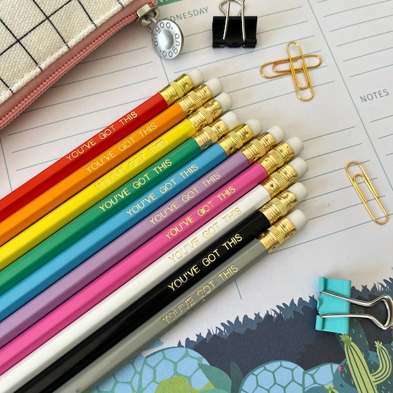 You've Got This Pencil - Motivational Gift  - School Leaver Gift - Positive Mindset