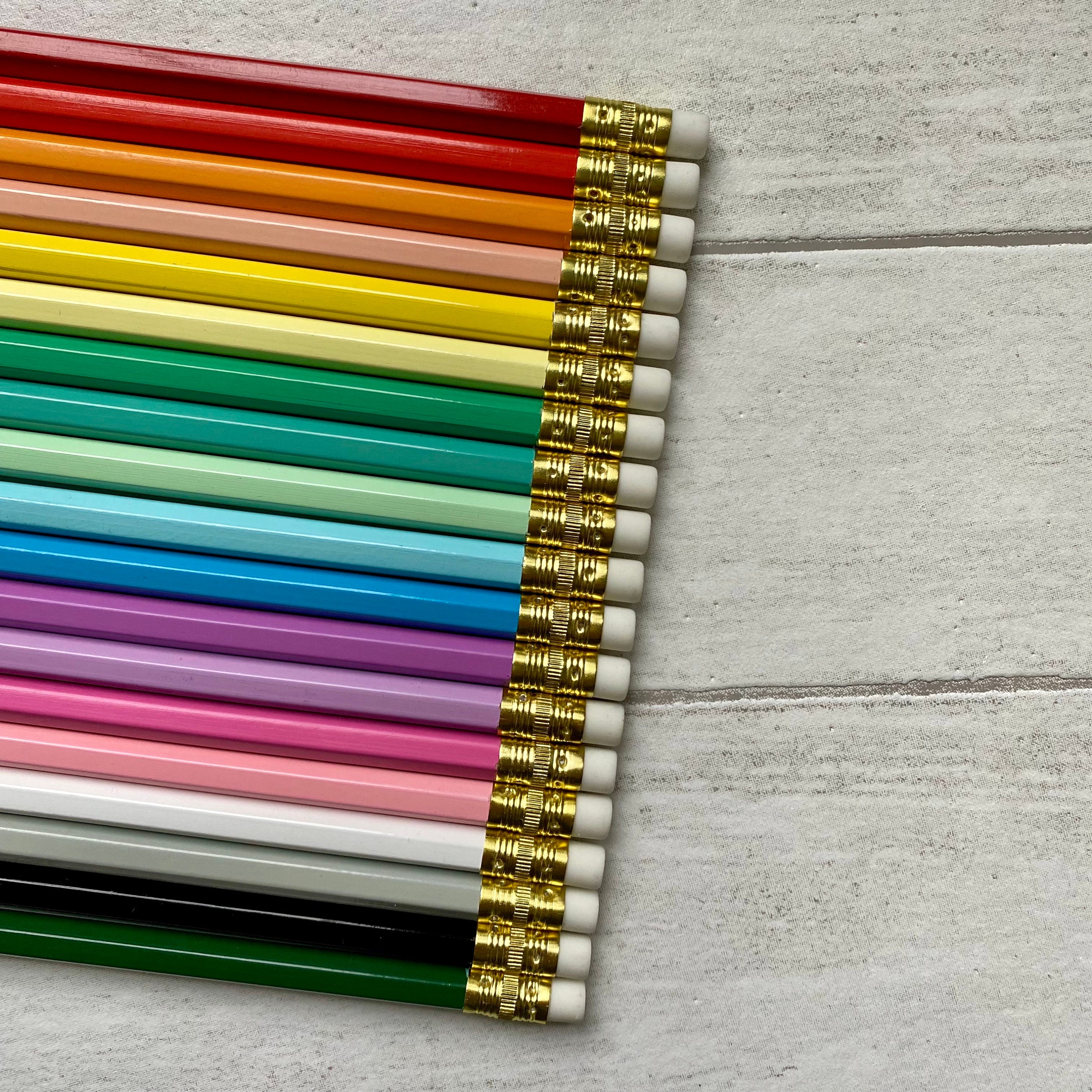 Customised Pencil Set Bulk Pencils Class Gift Wedding Etsy UK