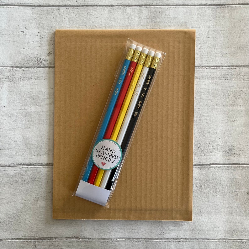 Customised Pencil Set, Bulk Pencils, Class Gift, Wedding Favour, Hen Party image 8