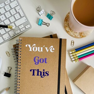Sie haben dieses Notizbuch & Optional HB Bleistift Set - Briefkasten Geschenk - Positive Denkweise