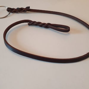 Leather High Secure Key Strap. For Security Belt. 100cm (3ft3)