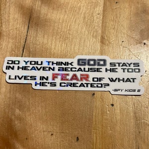 Spy Kids 2 Inspired Sticker