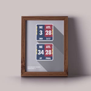 Super Bowl LI Scoreboard Printable
