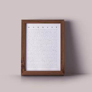Wannabe Spice Girls Lyrics Printable