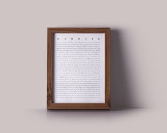 Wannabe Spice Girls Lyrics Printable