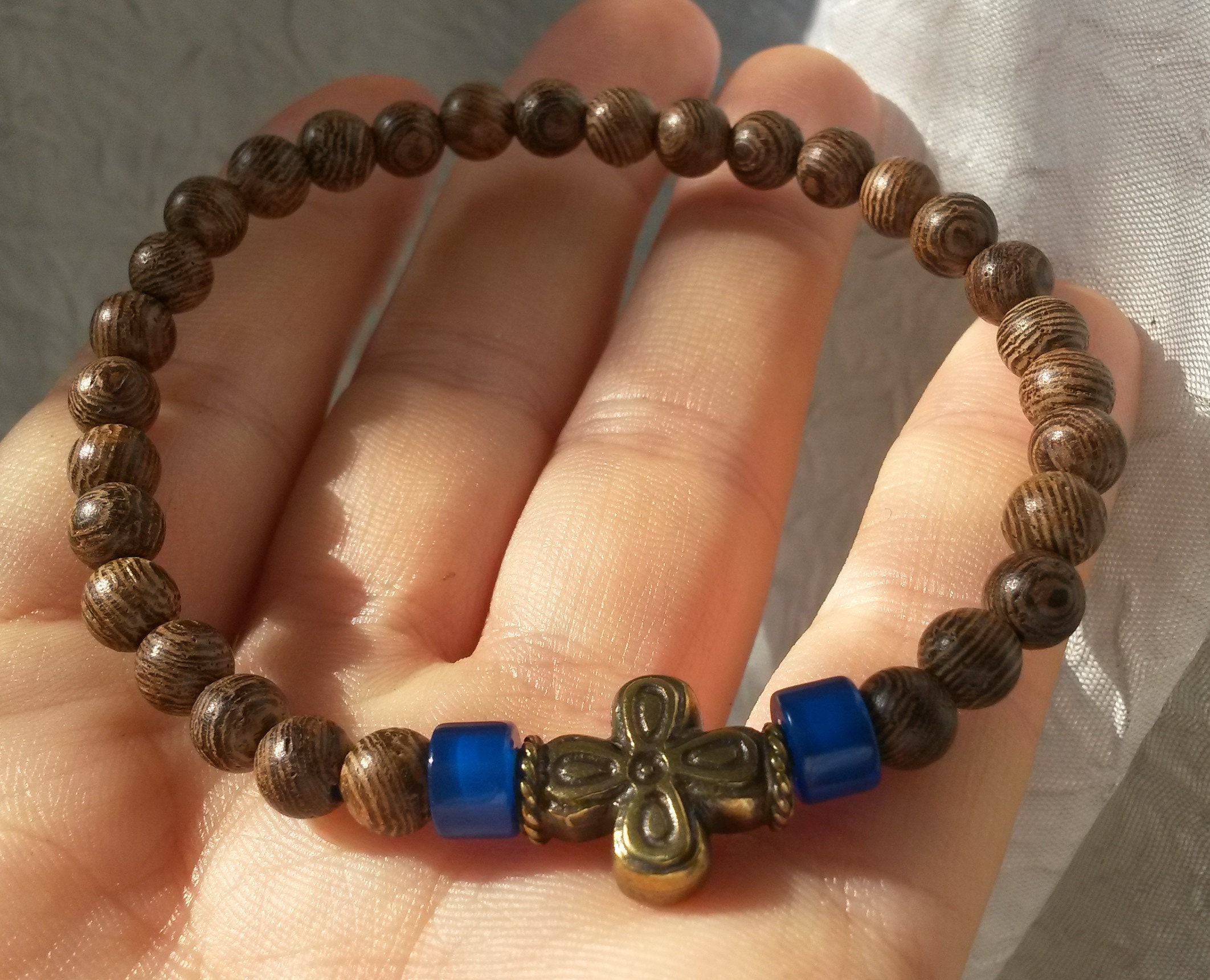 Orthodox 30 bead 6mm Wenge wood Christian bracelet prayer Etsy