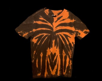 brown and orange shirt